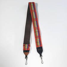 Vintage Bobby Lee Camera Strap Colorful Design Leather Sotile Patton PA 39
