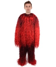 Unisex Hairy Warrior Mountain Bigfoot Yeti Costume | Ape Military Leader Costume picture