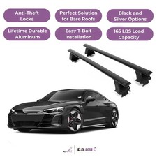 ERKUL Roof Rack Crossbars For AUDI RS e-tron GT 2022-2025 Naked Roof Aluminum picture