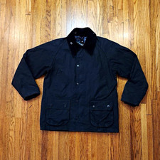 Barbour Men's Black Bedale Wax Jacket Small (36) picture