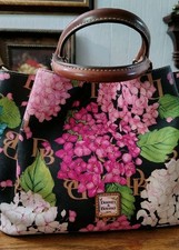 Dooney And Bourke Brenna Hydrangea Satchel Bag picture