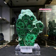 8.1LB Natural peacocks, quartz crystal mineral specimens, spiritual healing+base picture