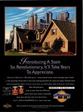 Sherwin-Williams WoodScapes 1996 Vintage Magazine Ad Paint Home Decor 8x11 picture