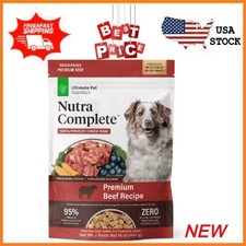 Ultimate Pet Nutrition Nutra Complete Premium Beef Freeze-Dried Raw Dog Food 16  picture