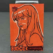 2024 Fleer Ultra Matriarchs Marvel Mary Jane Watson SKETCH CARD 1/1 Lloyd Mills picture