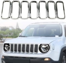 7Pcs Front Grille Insert Ring OE Clip in Grill Cover Trim Kit Fit Jeep Renegade picture