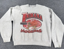 Vintage 90's Indiana University Hoosiers Basketball Sweatshirt-Size XL picture
