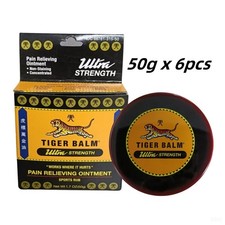 Tiger Balm Ultra Strength Pain Relieving Ointment- 1.70 Oz, 50g X 6 Packs picture
