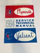 1964 Plymouth & Valiant Service Technical Manual picture