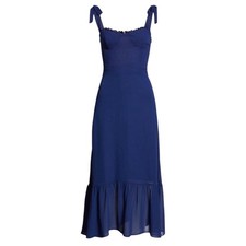 Reformation Nikita Dress in Blue NWT Size 12 picture
