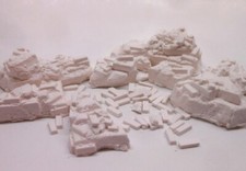 1/35 Diorama Accessories Rubble Piles Ruins Bricks Buy 2, Get 3 Dioramas Plus picture
