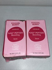 2 New EQQual Berry Lush Berry Peptide Boosting Serum 1 Fl Oz Each Damaged Box  picture