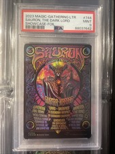 Sauron, the Dark Lord (Borderless Poster) The Lord of the Rings FOIL PSA 9 picture