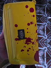Halloween Horror Nights Chucky Good Guys Large Yellow/Red Zip-Around Wallet picture