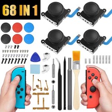 68PCS for Nintendo Switch Joy-Con 3D Joystick Analog Replacement Repair Tool Kit picture