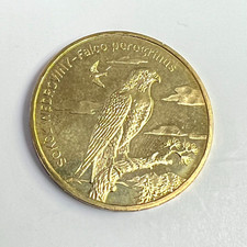 2008 Poland 2 Zlote Peregrine Falcon, Bird Coin, Y#627, UNC picture