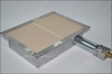 GEE YU STAINLESS STEEL UNIVERSAL INFRARED BURNER W/ CERAMIC WAFER BBQ ISB-12 picture