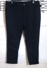 CJ Banks Pants Women's Size 20W Blue Tapered Leg Pockets Stretch picture