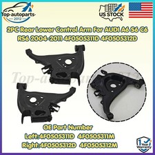 2PC Rear Lower Control Arm For AUDI A6 S6 C6 RS6 2004-2011 4F0505311D 4F0505312D picture