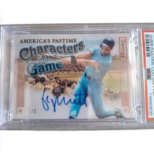 2023/5 Chronicles America's Pastime GEORGE BRETT OC Characters of the Game PSA9 picture