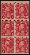 USA Scott #583a, Booklet Pane of 6, Mint LH, SCV $110 (21418) picture