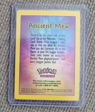 Ancient Mew SEALED Pokemon Unopened 2000 Movie Promo Holo Card - RARE Near Mint picture