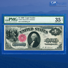 Fr.34 1880 $1 One Dollar Legal Tender Note 