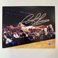 Autographed/Signed Dennis Rodman Chicago Bulls 8x10 Photo BAS COA picture