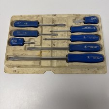 Cornwell 8 pc set w/tray Screwdrivers Phillips/Flathead used SDP picture