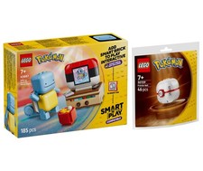 LEGO Pokemon 40887 + 30729 SMART Play Ditto as Squirtle: Movie Night GWP NEW & SEALED picture