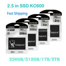 Kingston 2.5 inch SSD KC600 256 GB 512GB 1TB 2TB Solid State Drive SKC600MS lot picture