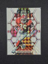 Panini 2023 Mosaic Christian Okoye Prizm #115 Chiefs NFL Serial Numbered /25 picture