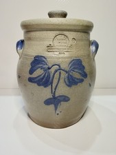 Vintage Rowe Pottery Works Stoneware Crock Cambridge Wis 1984 picture