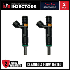 Set of 2 Reman Can-Am Spyder 420874488 Fuel Injectors For 2010-2016 SE5 SM5 picture