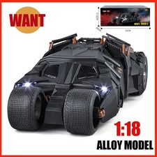 1:18 Batmobile Diecast Model Car Sound Light Dark Knight Collectible * picture