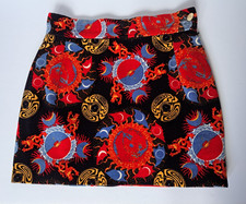 VINTAGE VIVIENNE WESTWOOD X SMALL SKIRT TIME MACHINE 88-89 GALAXY PRINT DEEP SKY picture