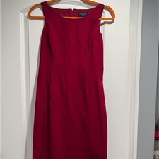 Ann Taylor Women's Pink Midi Dress picture