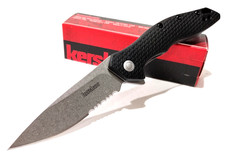 KERSHAW KS1845ST SHORELINE Tactical Spring Open Assisted Serrated Pocket Knife picture