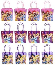 12pc Disney Princess Goodies bag Favor Birthday Party Loot Gift Bags picture