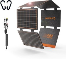 FlexSolar 60W Solar Panel Charger PD3.0 USB-C QC3.0 USB-A Foldable Open Box picture