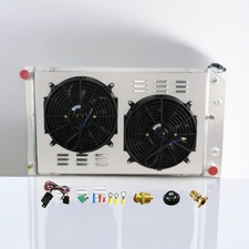 3-Row Alum Rad Shroud Fan 1968-1990 Chevy Caprice Malibu GMC Buick 28