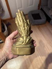 Vintage Extra Large Statue PRAYING HANDS of Jesus picture