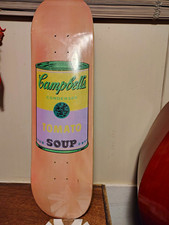 Andy Warhol Campbell's Tomato Soup Skateboard Deck 8-1/4