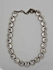 J CREW CRYSTAL BRULEE NECKLACE Vintage Gold Tone DUTY INCL. picture