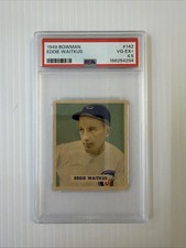 1949 Bowman Eddie Waitkus ROOKIE Card #142 PSA 4.5 Chicago Cubs ￼ picture