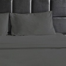 HIGH THREAD COUNT 1800 EGYPTIAN COTTON & BAMBOO SATIN SOFT SHEET DEEP POCKETS picture