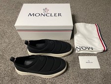 Moncler Altive Slip-On Sneakers Men’s Size 10.5 Black New with Box picture