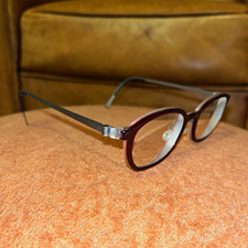 LINDBERG Acetanium 1504 Maroon Glasses Frame No 076/65be 46-17-135 AF80 Denmark picture
