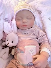 Soft Silicone Reborn Baby Doll 18” Girl 6 lbs Newborn Floppy Squishy Infant Doll picture