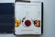 Wiley Organic Chemistry 3rd Ed Loose-Leaf Textbook David Klein Organic Chemistry picture
